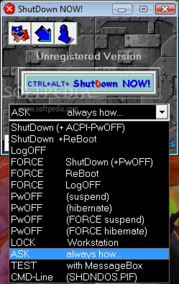 Shutdown NOW! screenshot