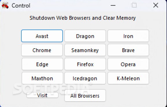 Shutdown Web Browsers screenshot