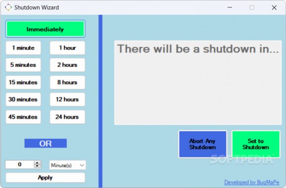 Shutdown Wizard screenshot