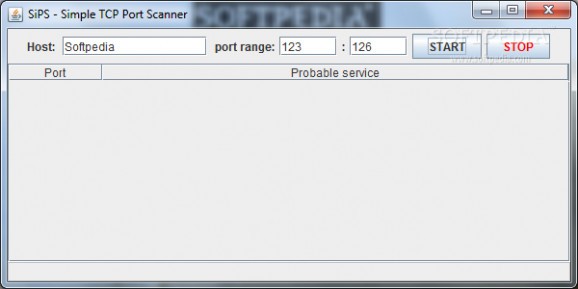 SiPS - Simple TCP Port Scanner screenshot