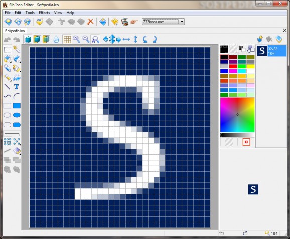 Sib Icon Editor screenshot