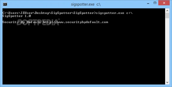 SigSpotter screenshot