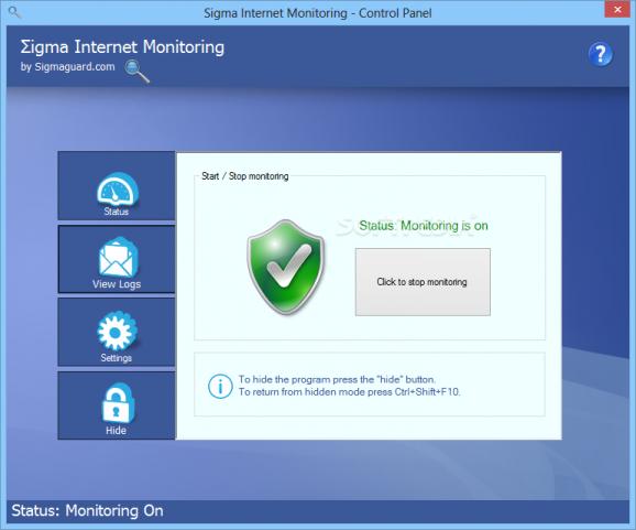 Sigma Internet Monitoring screenshot