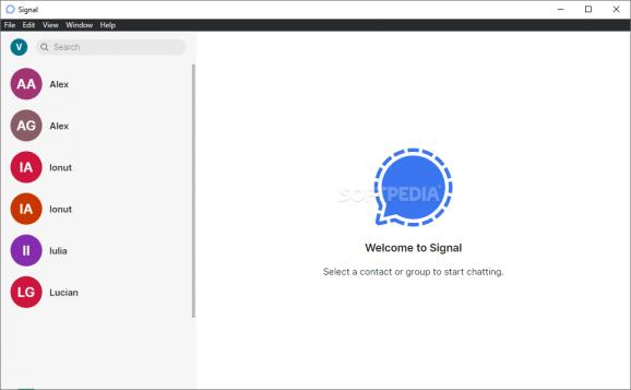 Signal Desktop screenshot