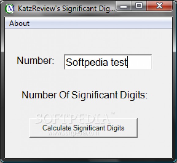 Significant Digit Calculator screenshot