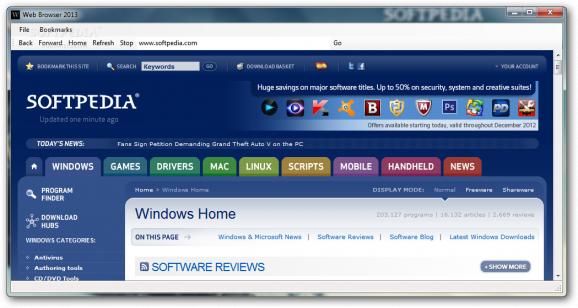 Web Browser 2013 screenshot