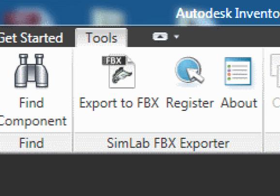 SimLab Fbx Exporter for Inventor screenshot