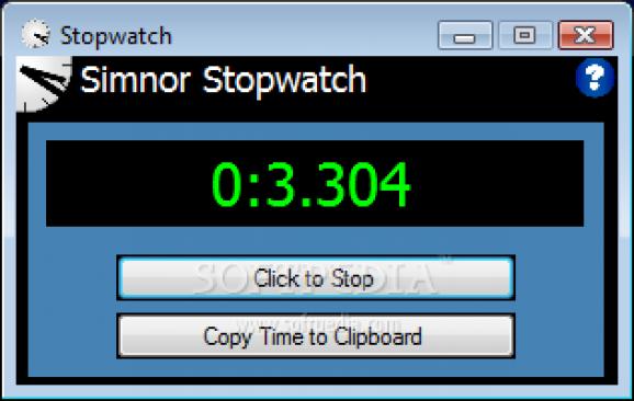 Simnor Stopwatch screenshot