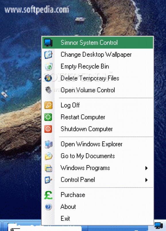 Simnor System Control 2007 screenshot