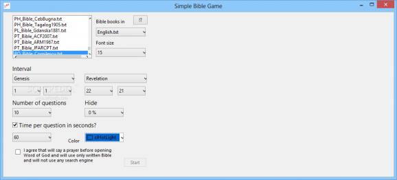 Simple Bible Game screenshot