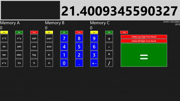 Simple Calculator Jordi screenshot