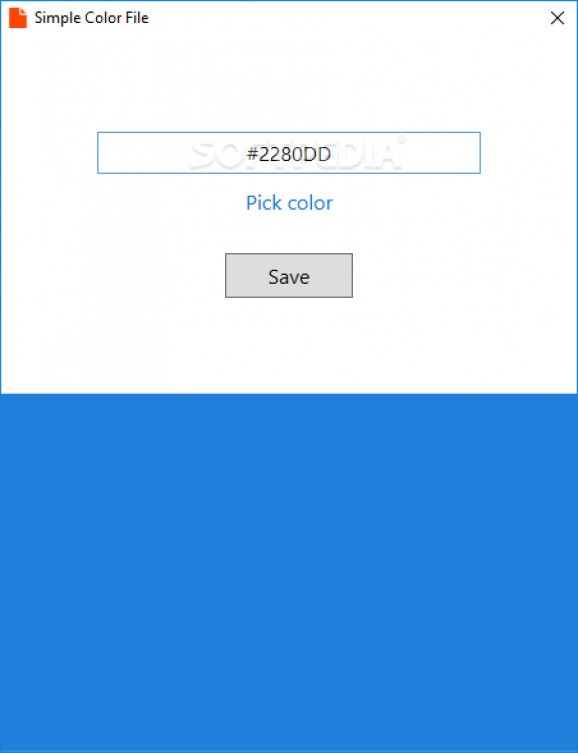 Simple Color File screenshot