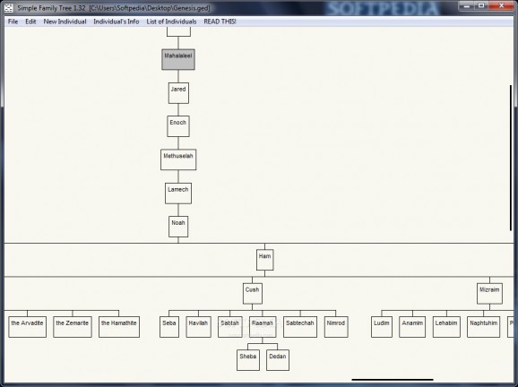 Simple Family Tree screenshot