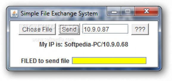Simple File Exchange System screenshot