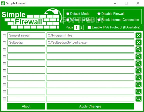 Simple Firewall screenshot
