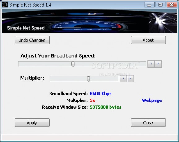 Simple Net Speed screenshot