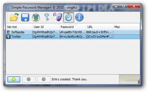 Simple Passwords Manager screenshot