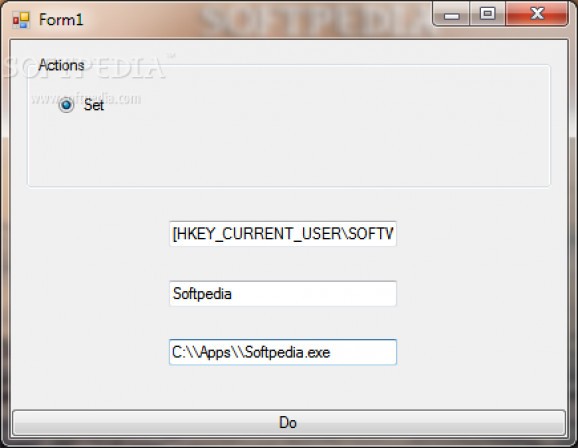 Simple Registry Editor screenshot