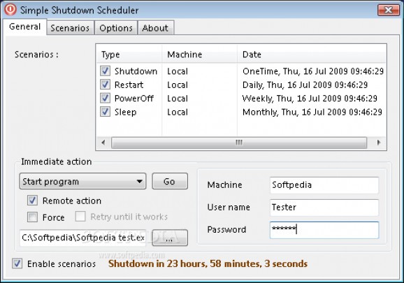 Simple Shutdown Scheduler screenshot