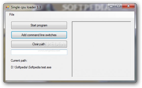 Single CPU loader screenshot
