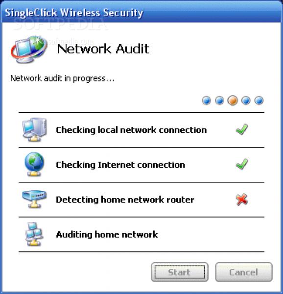 SingleClick Wireless Security screenshot