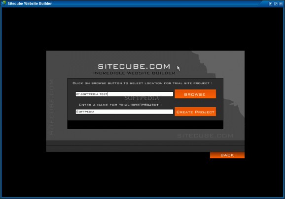 Sitecube Website Builder screenshot