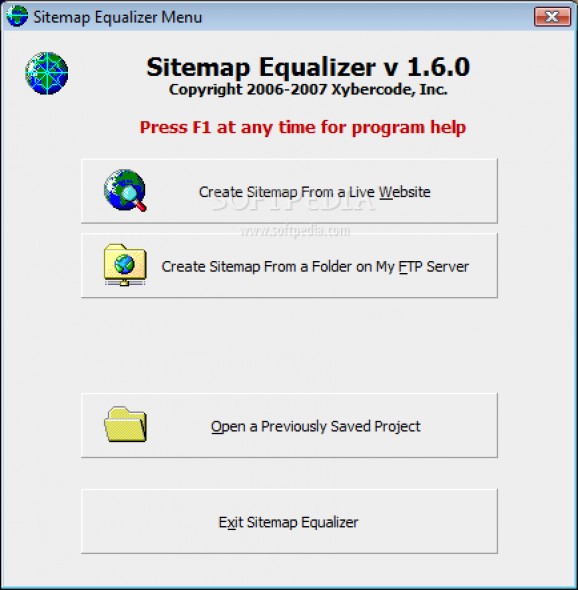 Sitemap Equalizer screenshot