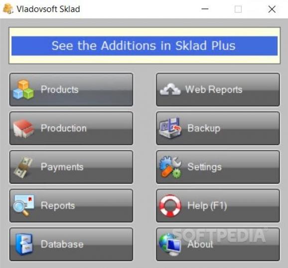 Vladovsoft Sklad screenshot