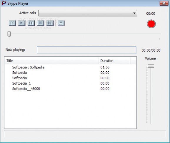 Skype Audio Player screenshot