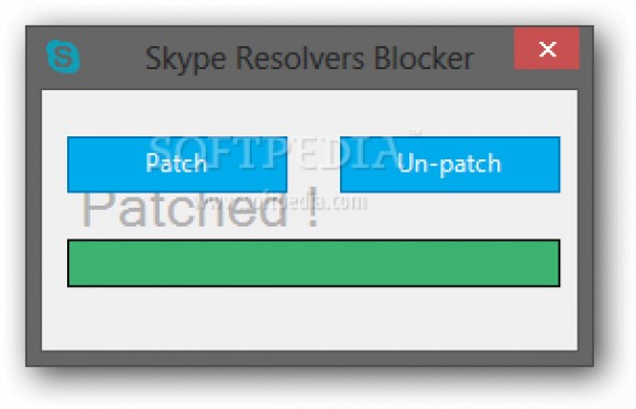 Skype Resolvers Blocker screenshot