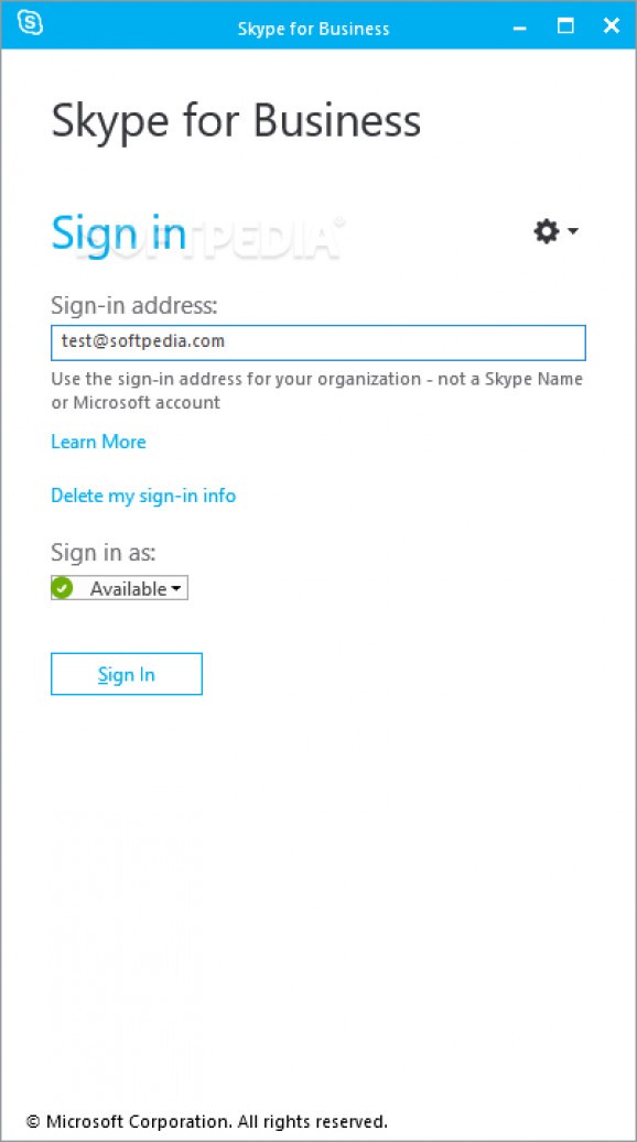 Skype for Business screenshot