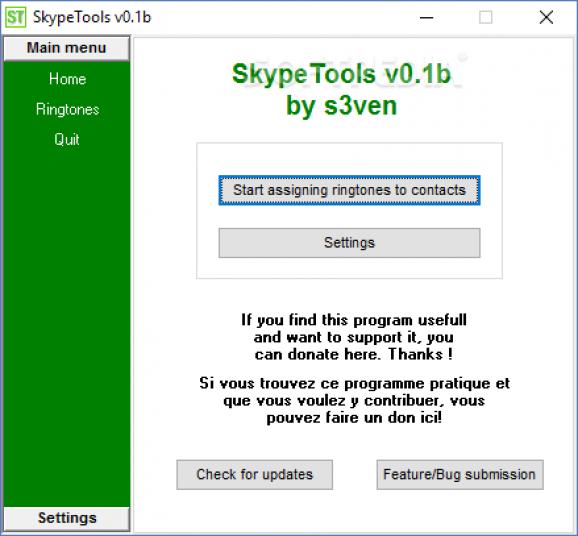 SkypeTools screenshot
