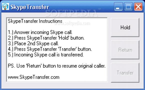 SkypeTransfer screenshot