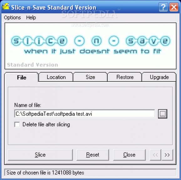 Slice-n-Save screenshot