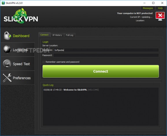SlickVPN screenshot