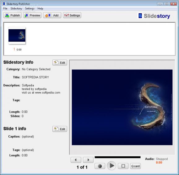 Slidestory Publisher screenshot