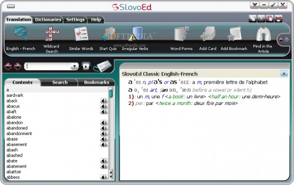 SlovoEd Classic English-German screenshot