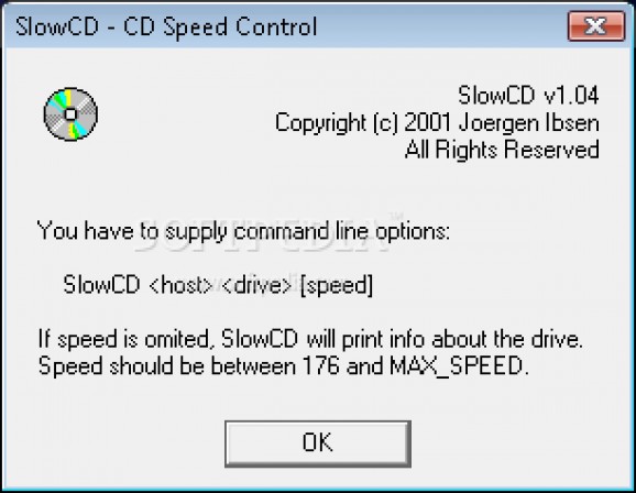 SlowCD screenshot