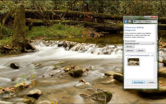 Small Waterfalls in River screenshot