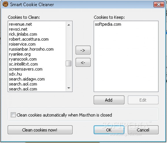 Smart Cookie Cleaner screenshot