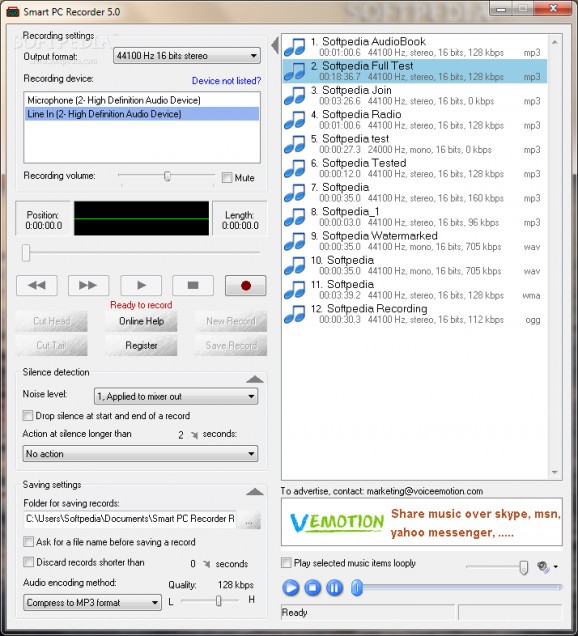 Smart PC Recorder screenshot