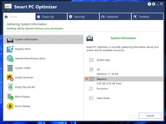 Smart PC Optimizer screenshot