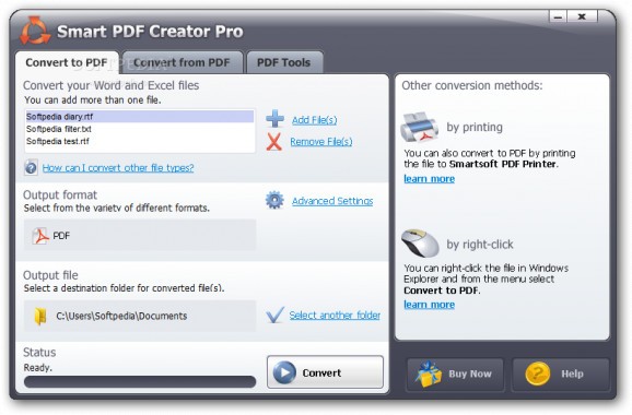 Smart PDF Creator Pro screenshot