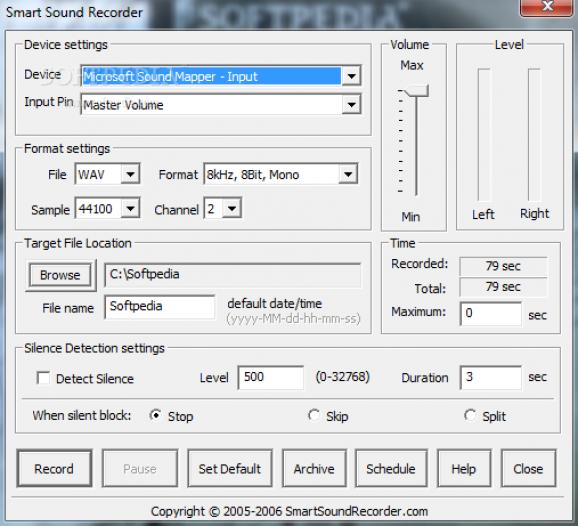 Smart Sound Recorder screenshot