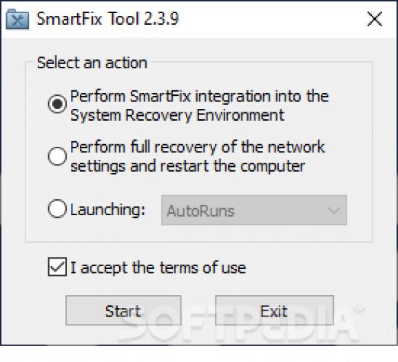 SmartFix Tool screenshot