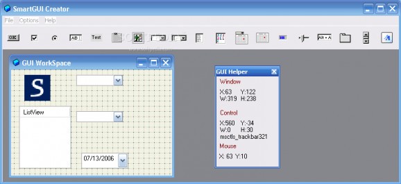 SmartGUI Creator screenshot
