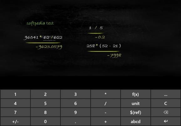 Smartboard Calculator for Windows 8 screenshot