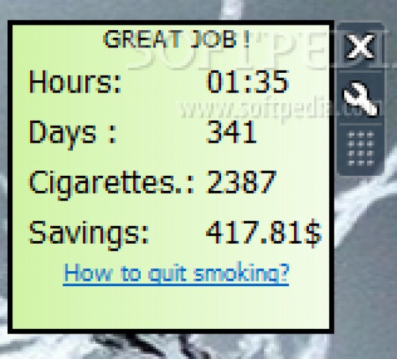 Smoking Calculator screenshot