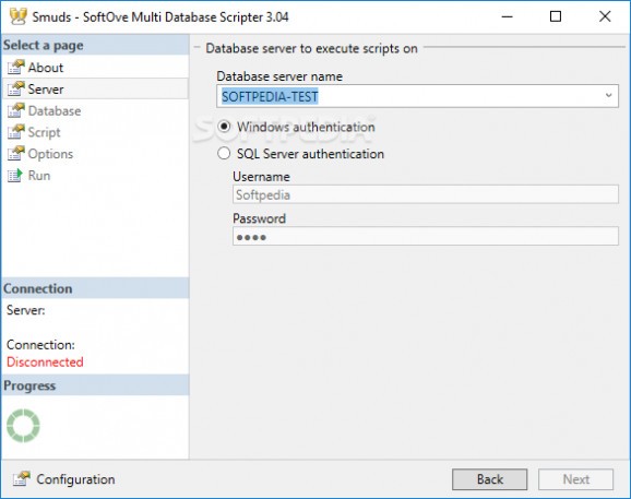 Smuds - SoftOve Multi Database Scripter screenshot