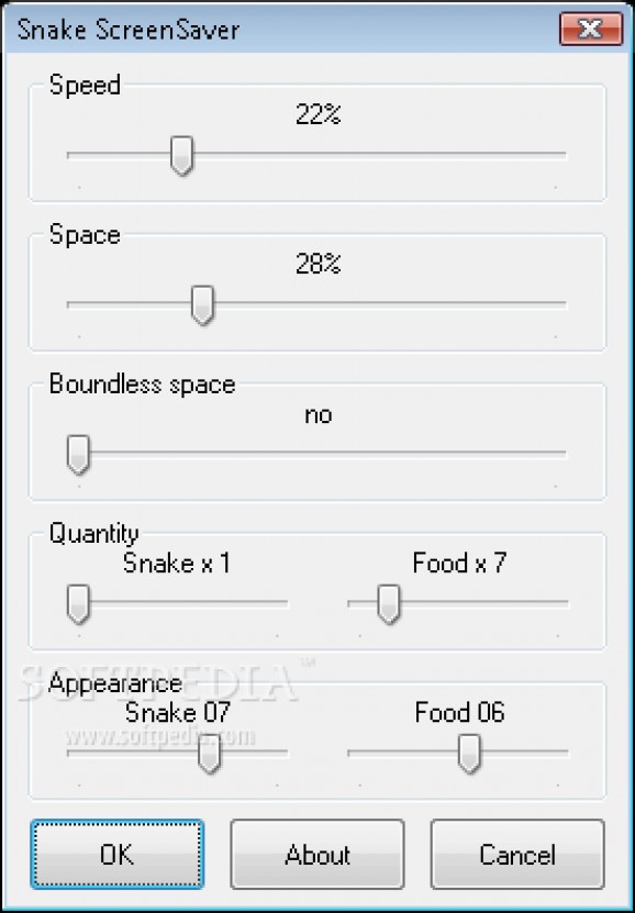 Snake ScreenSaver screenshot